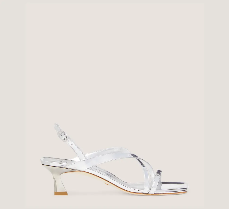 Stuart Weitzman Mid Heel Sandals|The Bridal Collection-CHANGE LOCATION