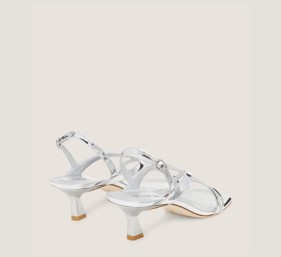 Stuart Weitzman Mid Heel Sandals|The Bridal Collection-CHANGE LOCATION