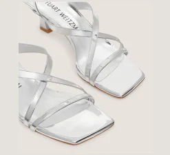 Stuart Weitzman Mid Heel Sandals|The Bridal Collection-CHANGE LOCATION