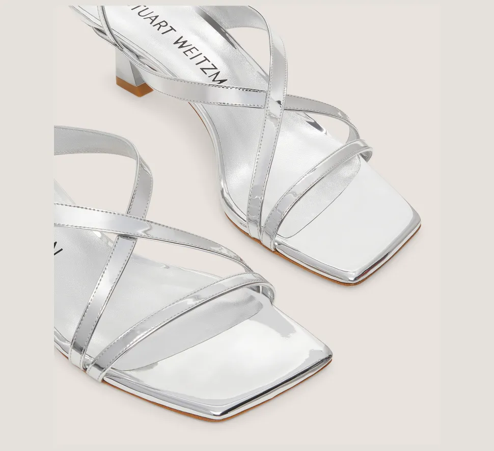Stuart Weitzman Mid Heel Sandals|The Bridal Collection-CHANGE LOCATION