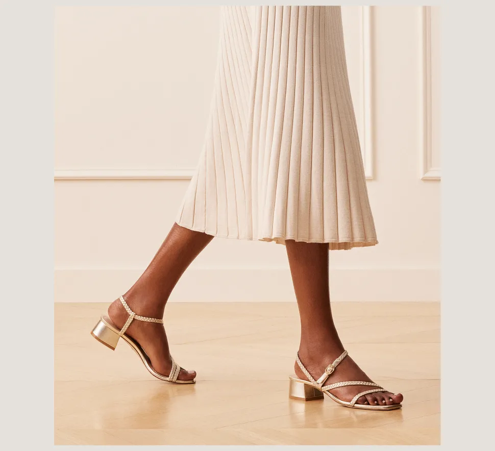 Stuart Weitzman Flat & Low Heel Sandals|Trending: Block Heels-CHANGE LOCATION