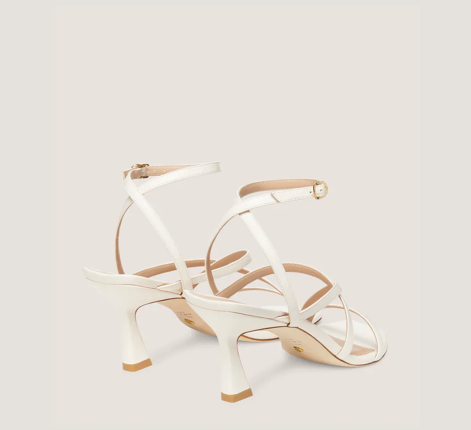 Stuart Weitzman Mid Heel Sandals|The Bridal Collection-CHANGE LOCATION